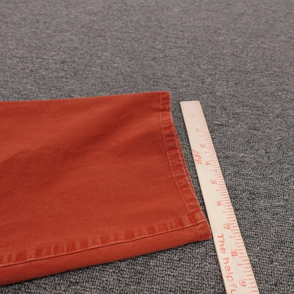 Bonobos Pants Mens 34x28 Orange Stretch Chino Straight Leg Casual Cotton